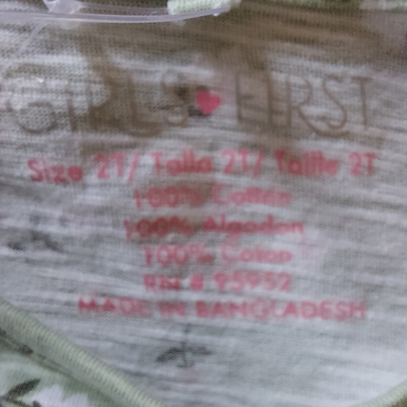 Girls First 2-Pc. Set LS Top and Jeans, NWT - Picture 7 of 16